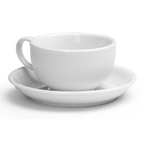 Retro Cappuccino cup with saucer 2-pack