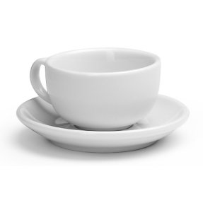 Retro Espresso cup with saucer 2-pack