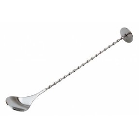 Bar spoon with plate 28 cm