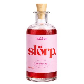 Slörp Sugar Syrup Raspberry 25 cl