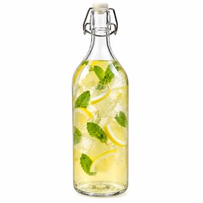 Glass bottle with swing-top closure 1 litre