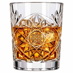 Hobstar whisky glass