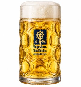 Augustiner Bräu Beer Mug 1 Litre