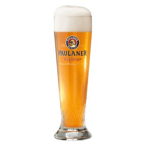 Paulaner weissbier glass