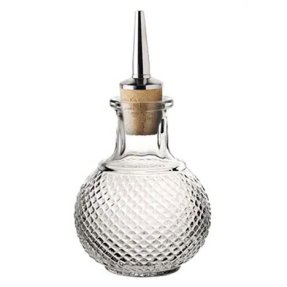 Round diamond splash bottle 22 cl with pourer