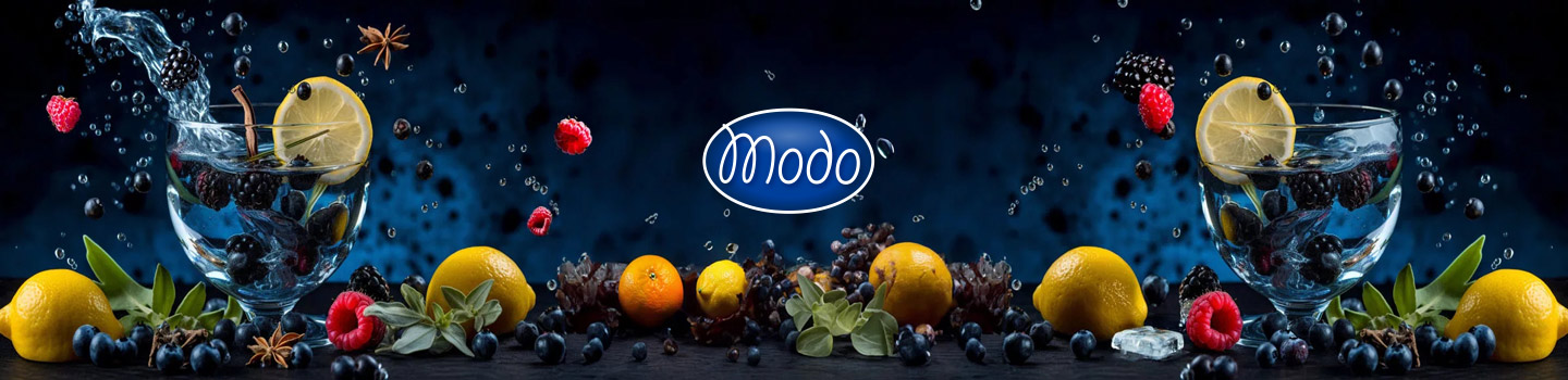 Discover Modo syrups and fruit purées at Barshopen